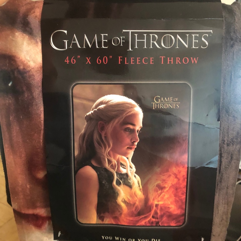 Game of thrones fleece throw